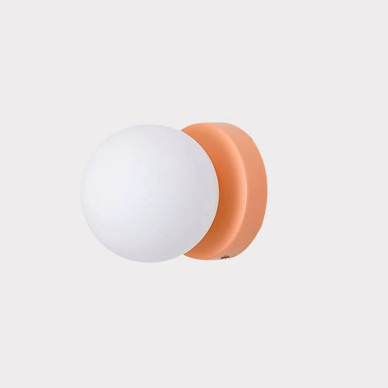 Applique Murale Globe en Verre Macaron — Lampe Murale Style Moderne Coloré | DRAGÉE™