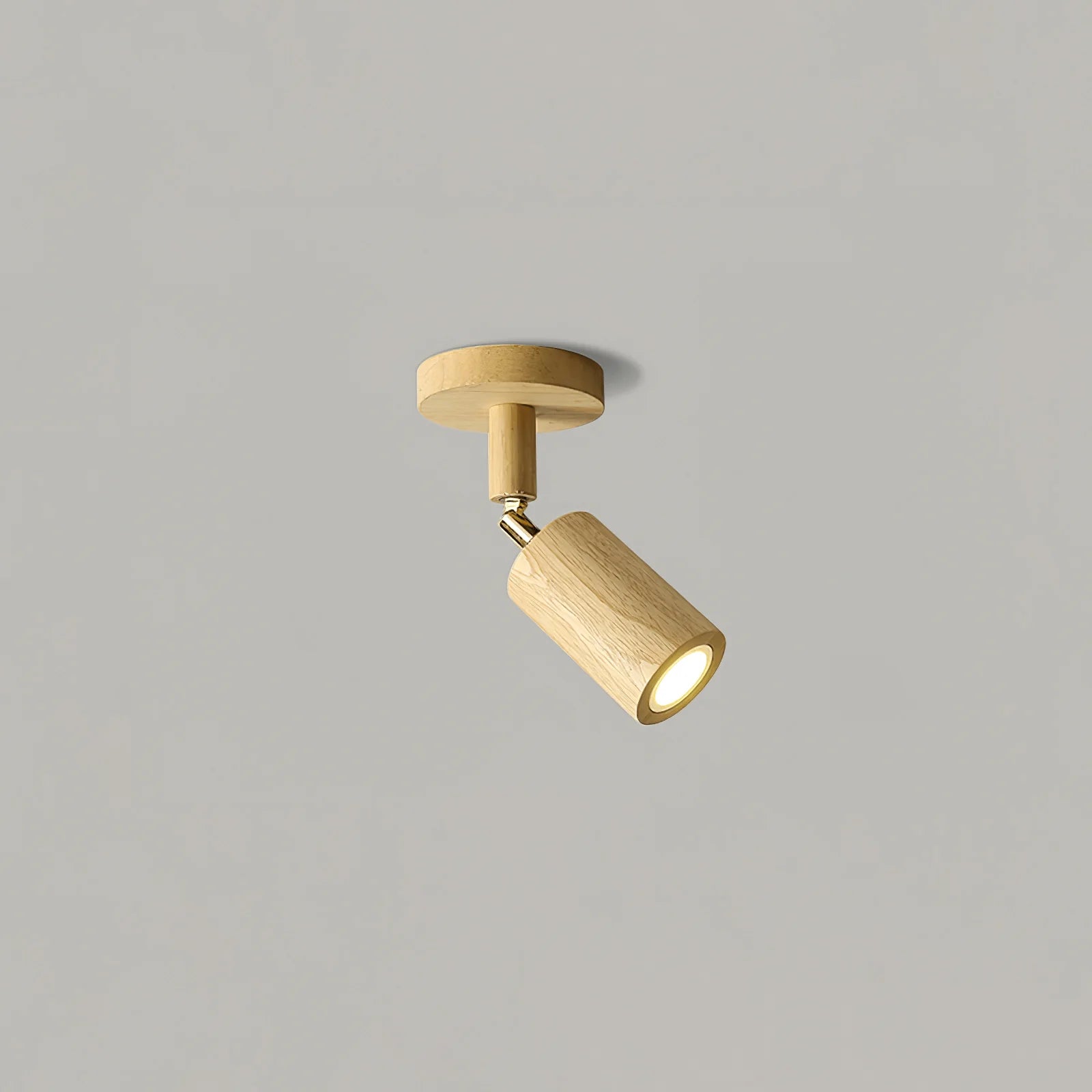 Plafonnier Design Poutre Bois Japonais Spots Orientables pour Chambre & Salon | POUTRE™