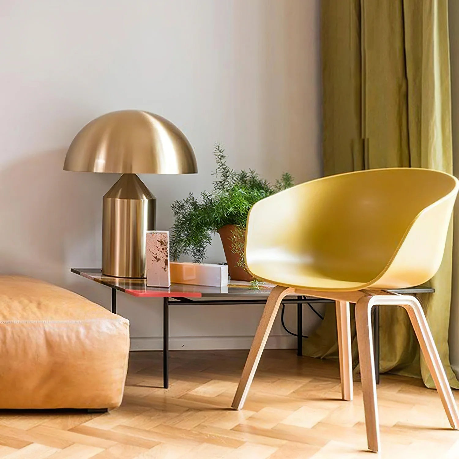 Lampe de Chevet Forme Champignon Métal | AMANITE™