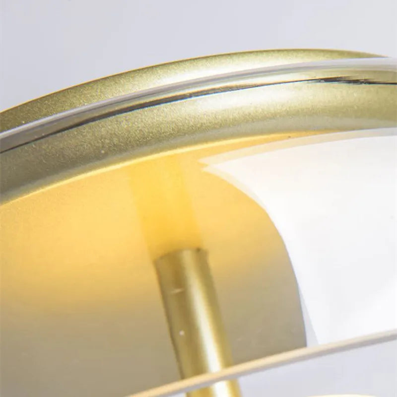 Lampe Suspendue & Lampadaire Moderne en Verre Rond