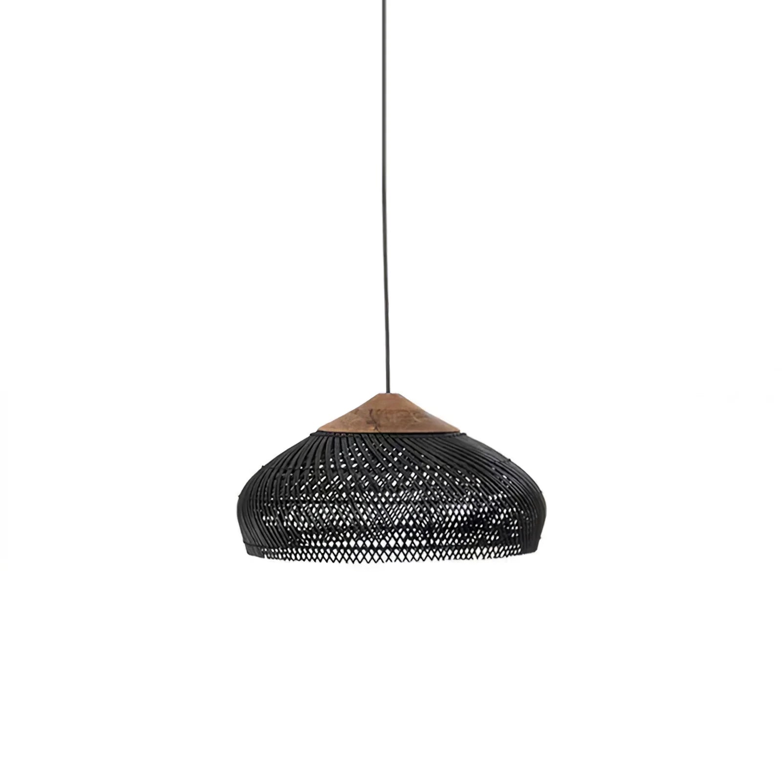 Suspension en Rotin Tressé — Lustre Style Asie du Sud-Est | OSIER™