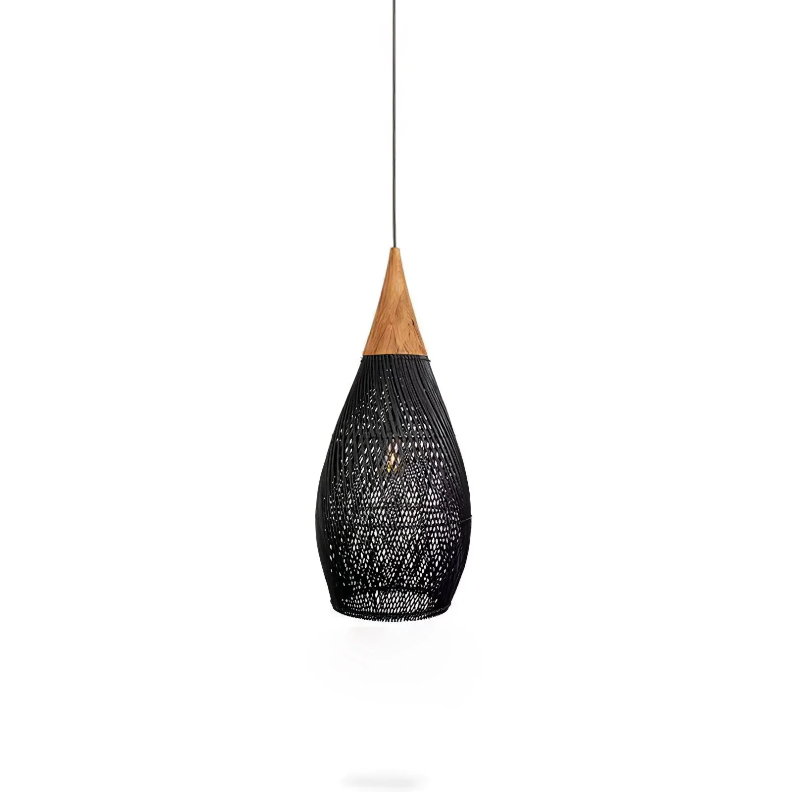 Suspension en Rotin Tressé — Lustre Style Asie du Sud-Est | OSIER™