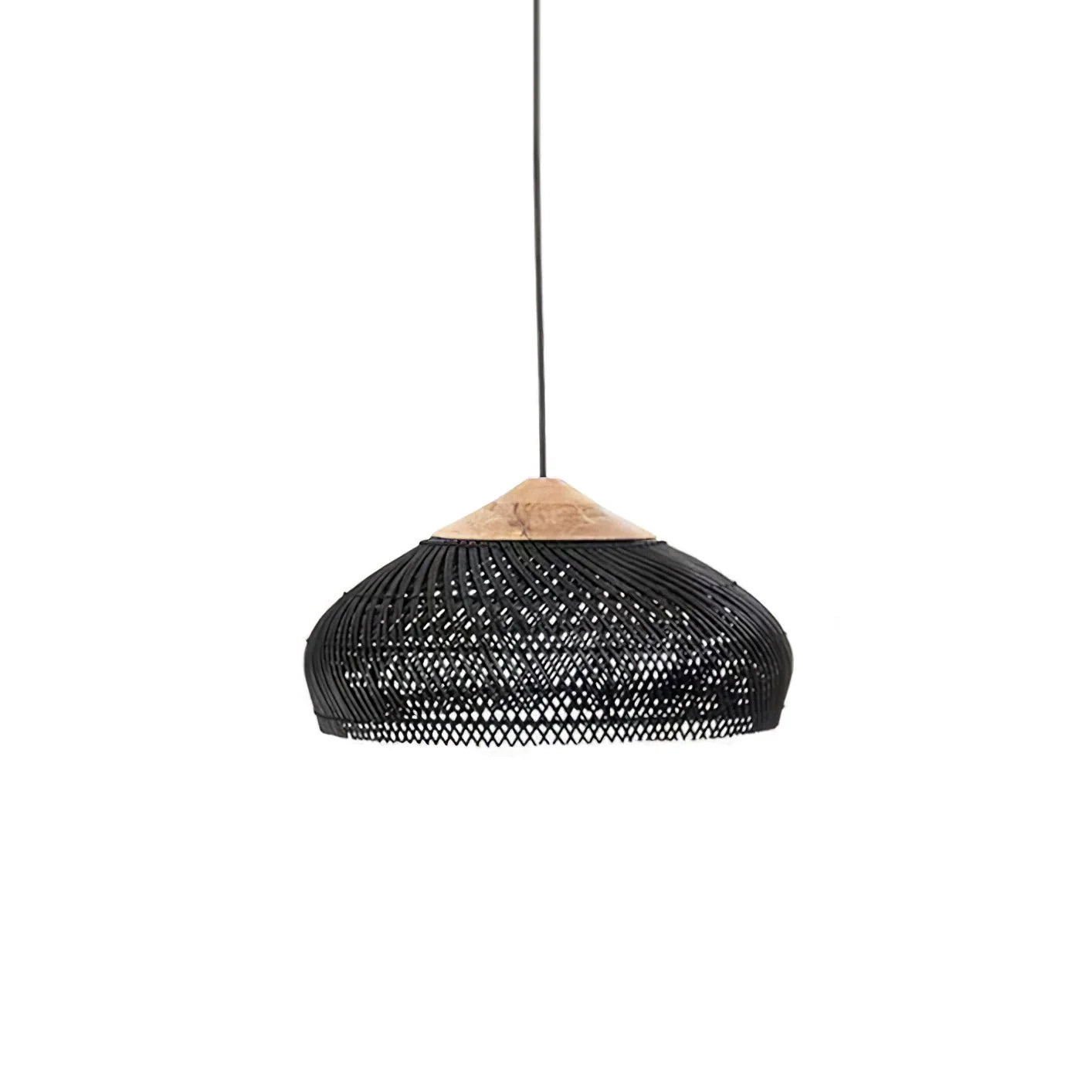 Suspension en Rotin Tressé — Lustre Style Asie du Sud-Est | OSIER™
