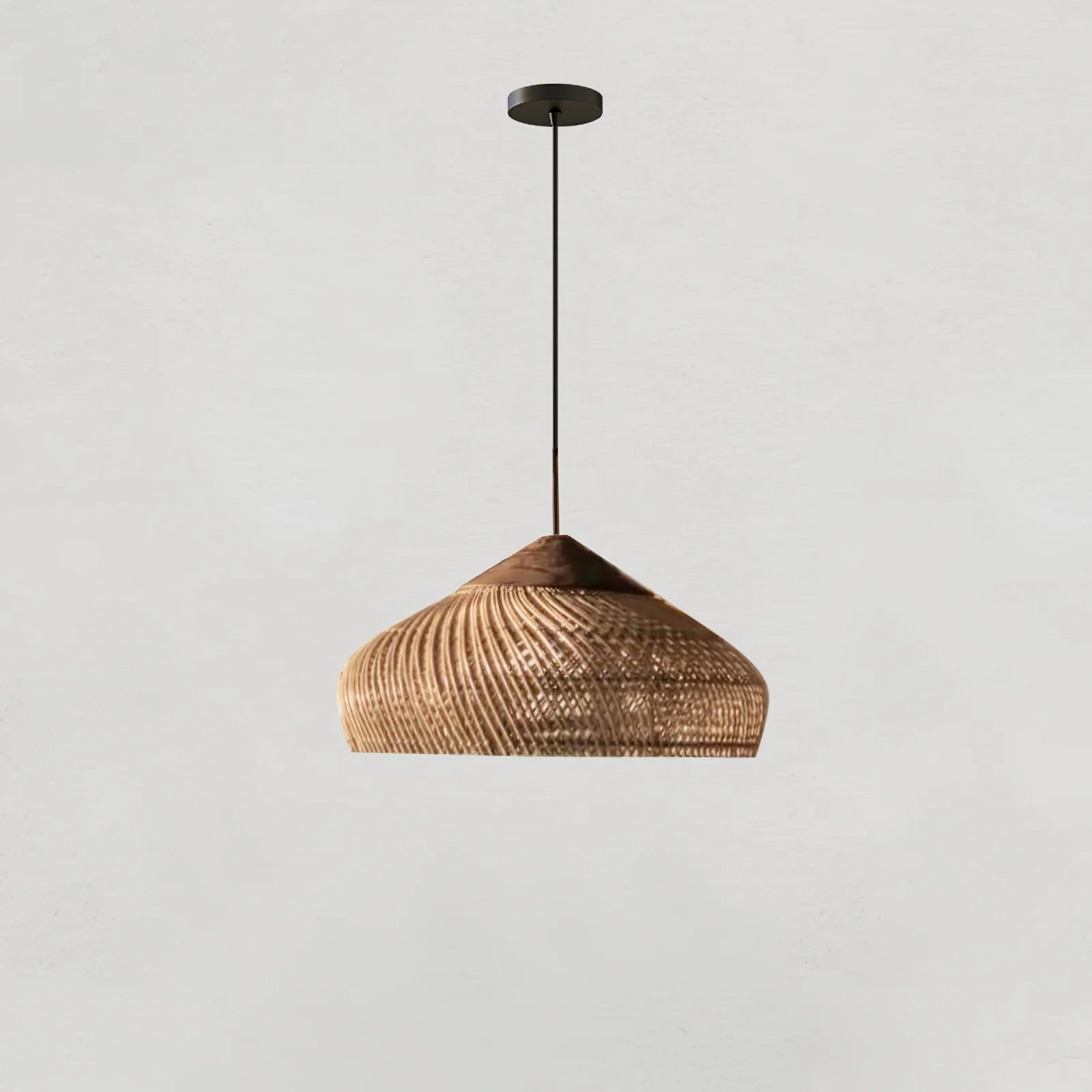 Suspension en Rotin Tressé — Lustre Style Asie du Sud-Est | OSIER™