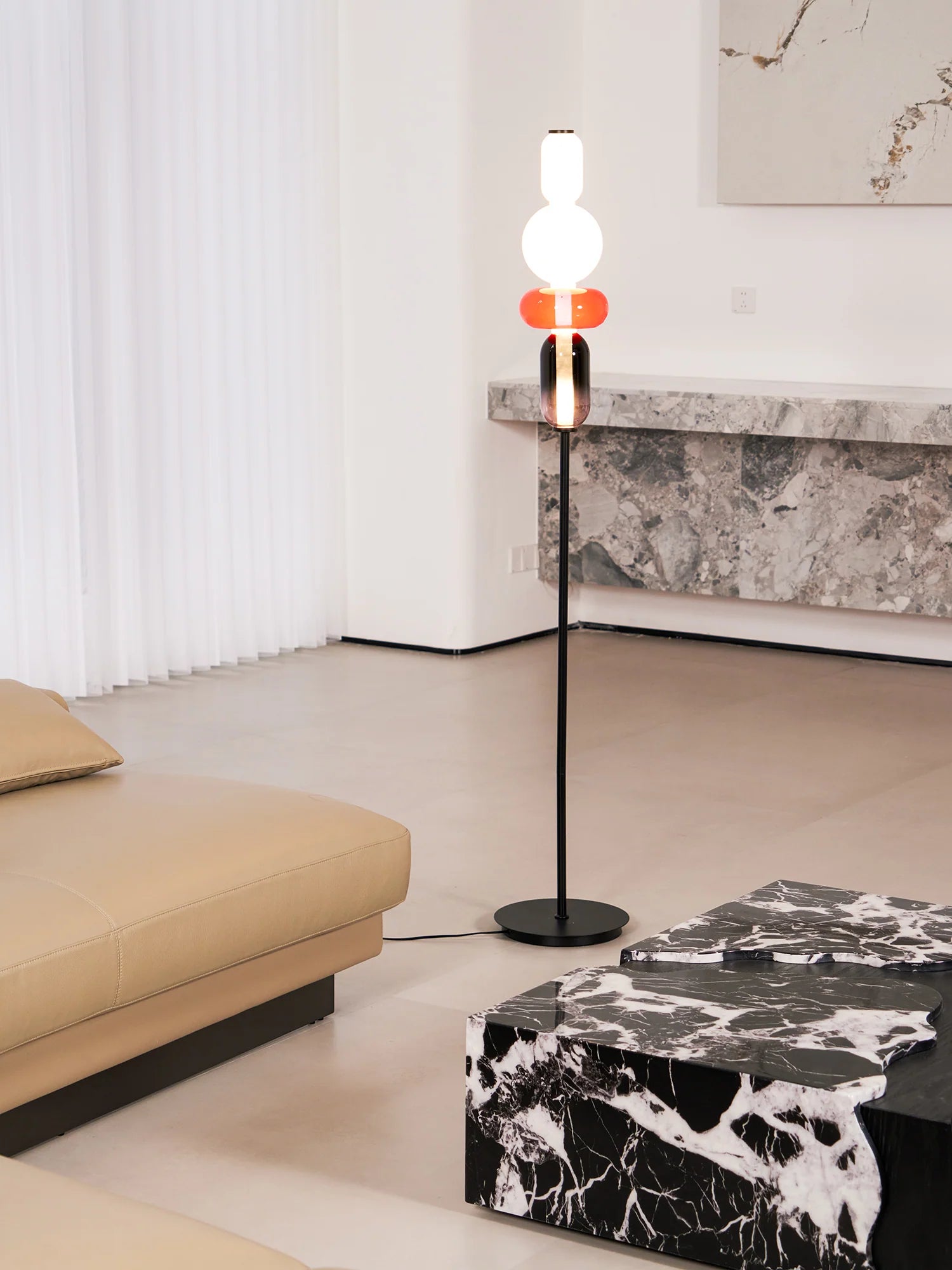 Lampe Boules de Verre Empilées Style Bonbon | BONBON™