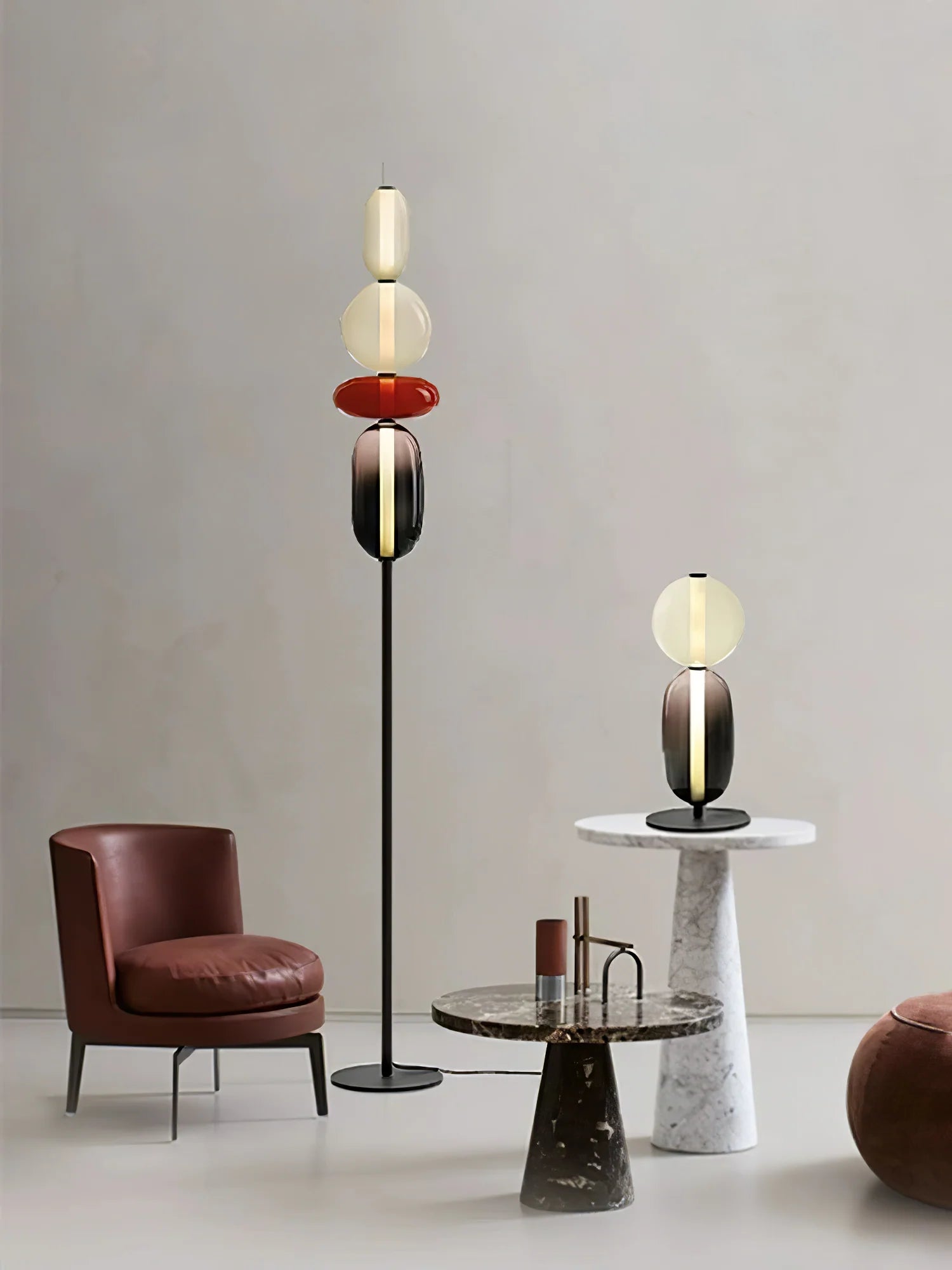Lampe Boules de Verre Empilées Style Bonbon | BONBON™