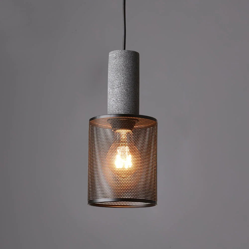 Suspension en Ciment Brut — Lustre Style Loft Industriel Vintage | BÉTON™