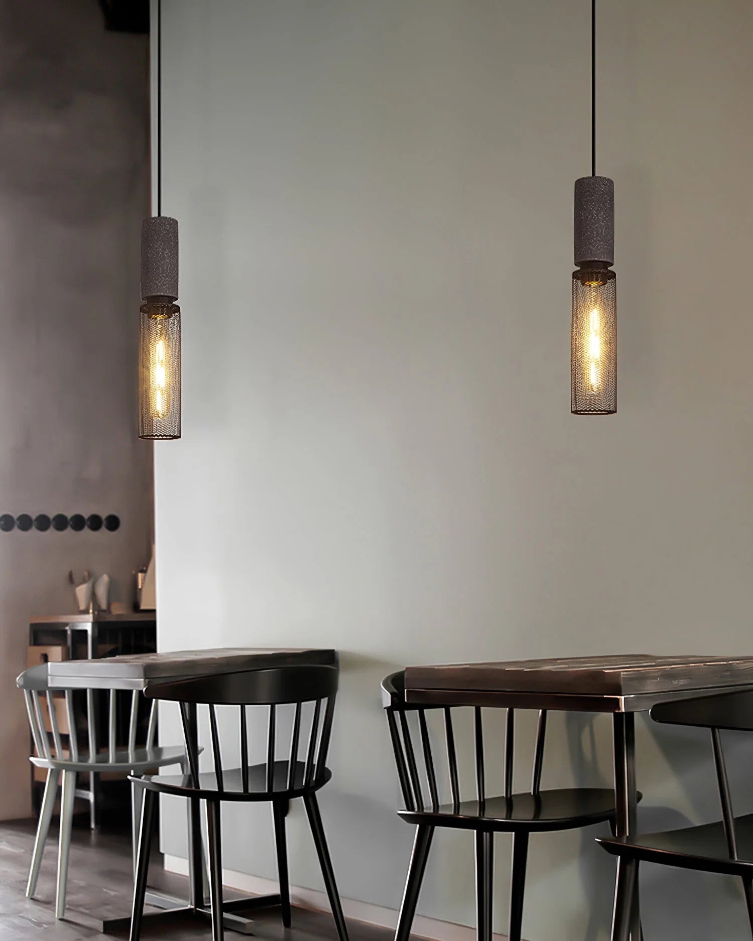 Suspension en Ciment Brut — Lustre Style Loft Industriel Vintage | BÉTON™