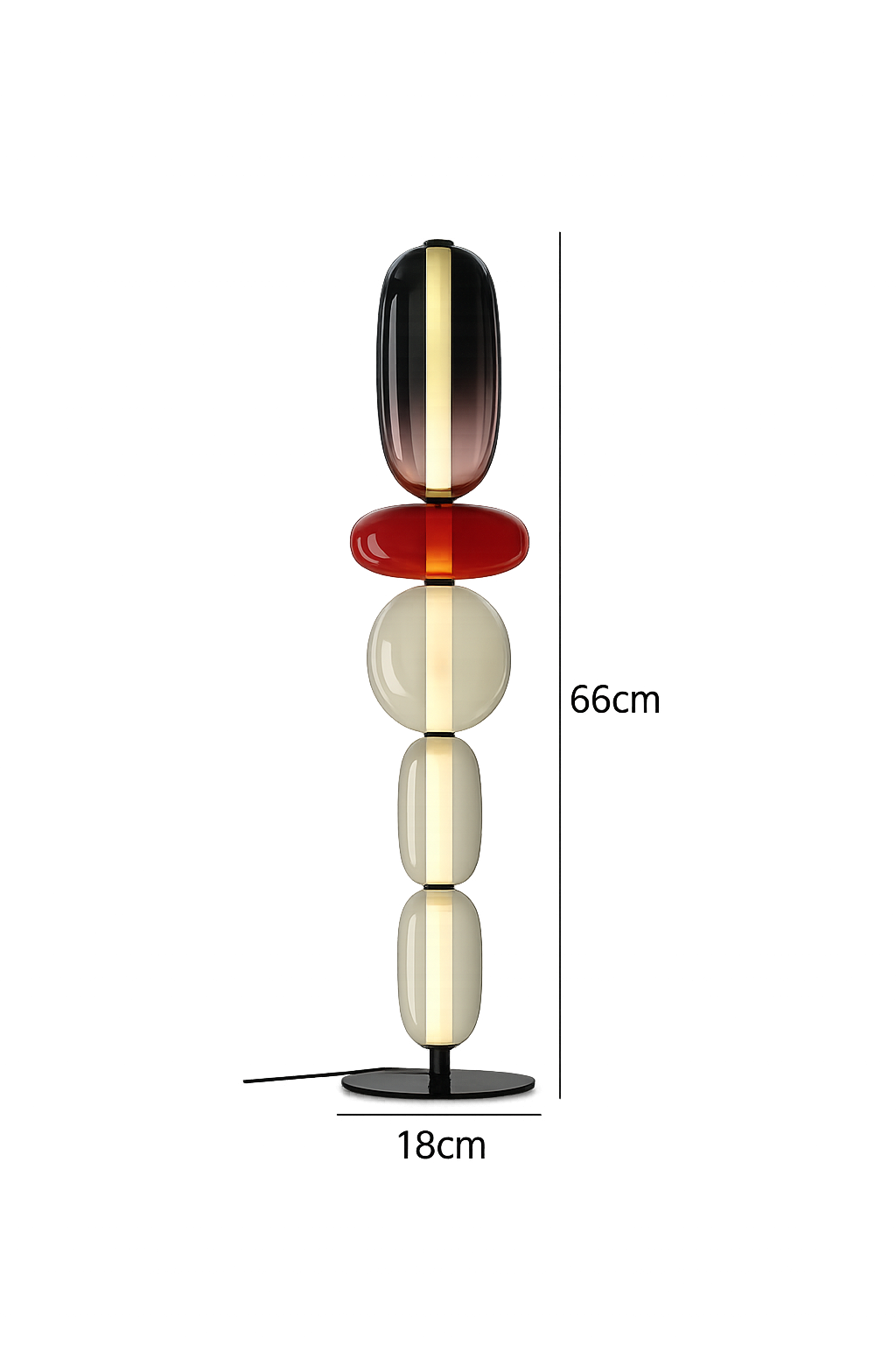 Lampe Boules de Verre Empilées Style Bonbon | BONBON™