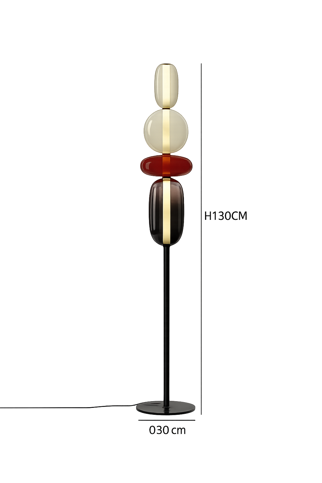 Lampe Boules de Verre Empilées Style Bonbon | BONBON™