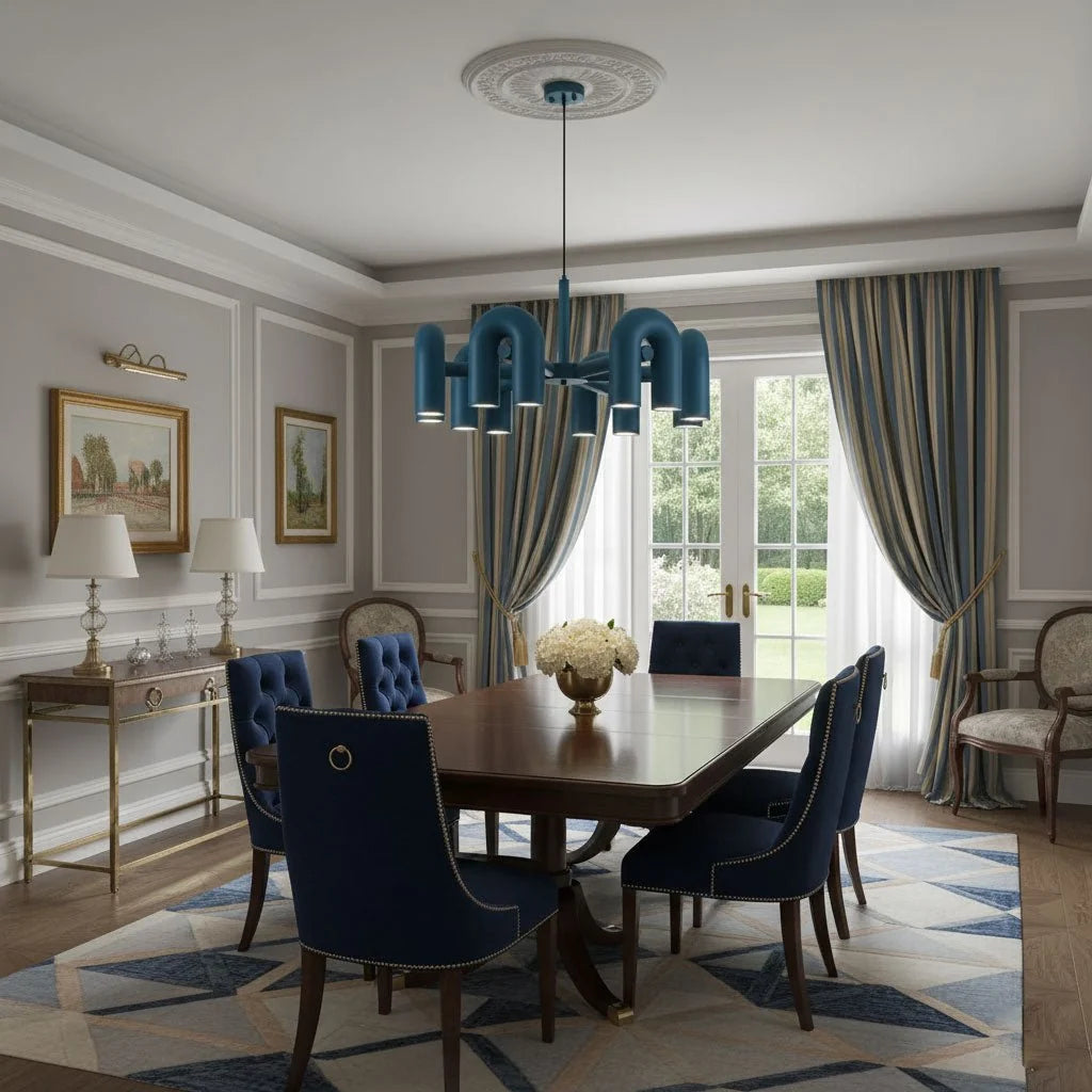 Lustre Tubes en Verre Arches Colorées | MANÈGE™