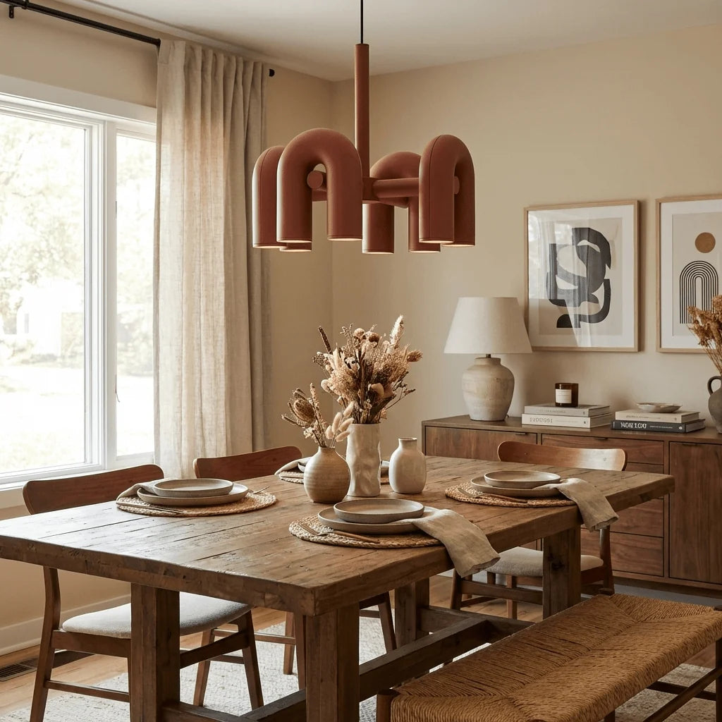 Lustre Tubes en Verre Arches Colorées | MANÈGE™