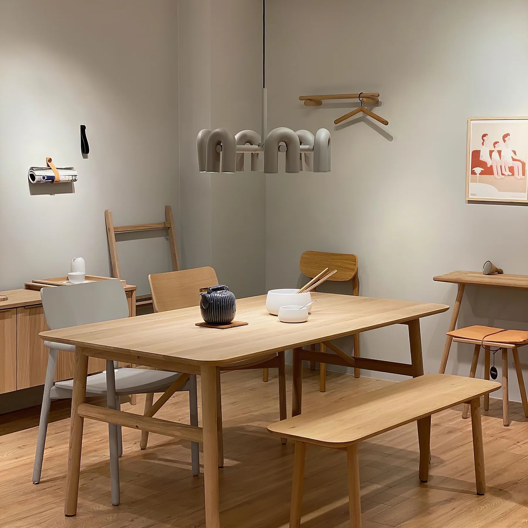 Lustre Tubes en Verre Arches Colorées | MANÈGE™