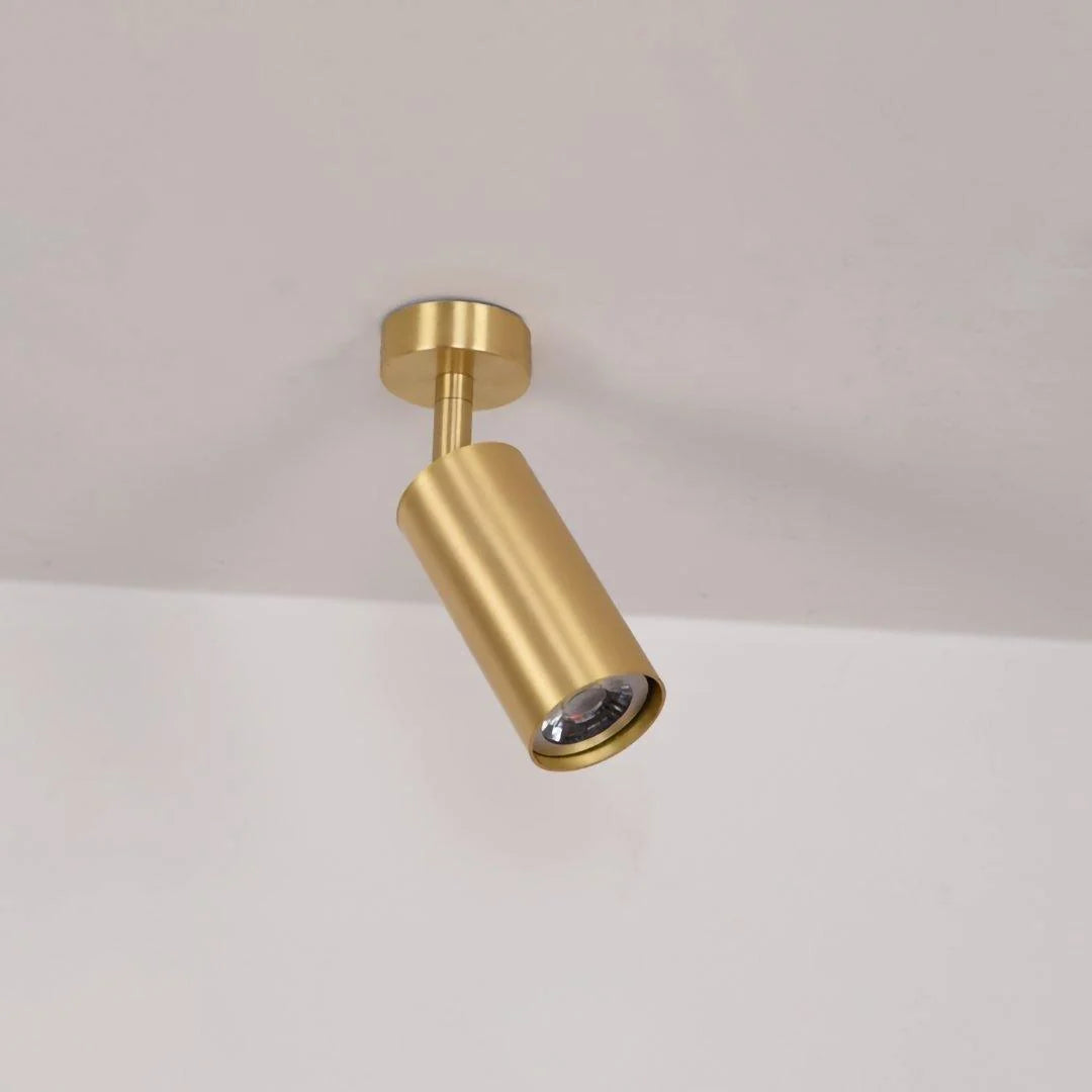 Plafonnier à Projecteurs Orientables en Laiton — Rampe Lumineuse Style Moderne | VISEUR™