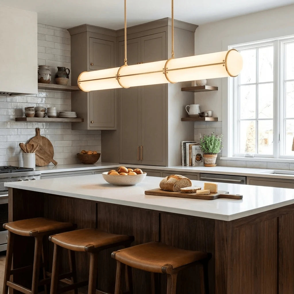 Suspension Linéaire LED Barre Acrylique | RÉGLETTE™