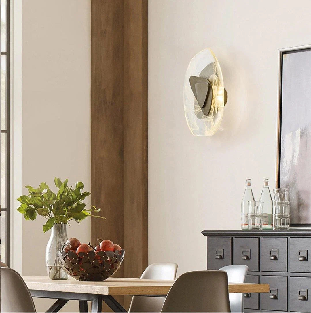 Applique Murale Arc en Métal — Lampe Chevet Style Postmoderne Nordique | CROISSANT™