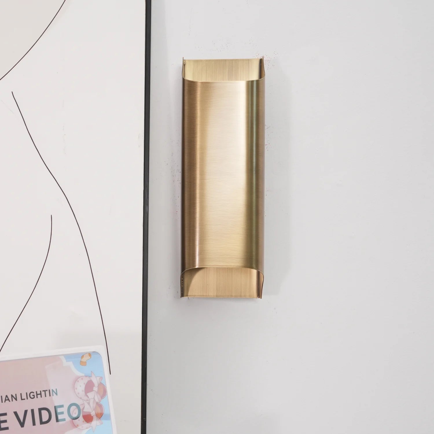 Applique Murale Minimaliste en Laiton — Lampe Murale Style Cottage | TRINGLE™