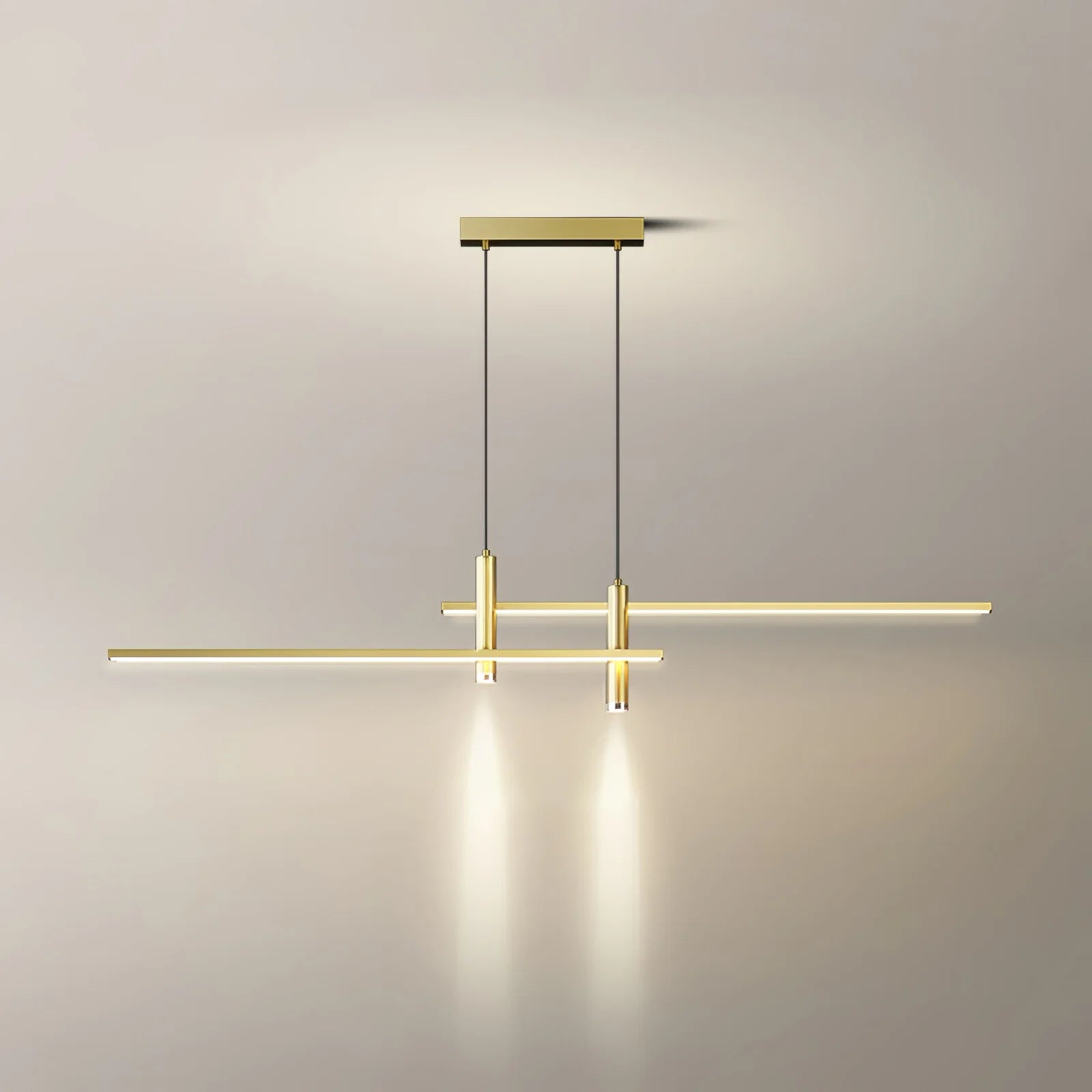 Suspension Linéaire LED Multi-Points — Lustre Minimaliste Table à Manger | CHAPELET™