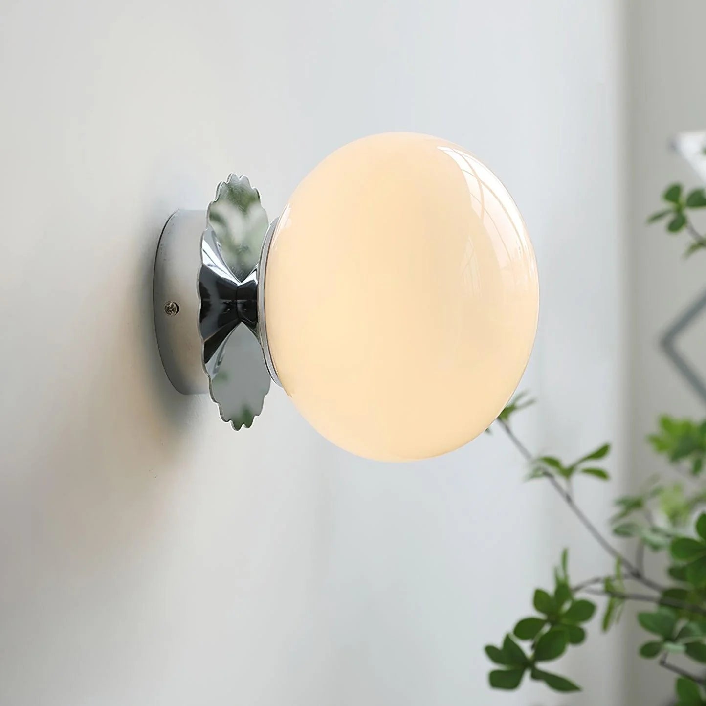 Applique Murale Globe en Verre Coloré — Lampe Murale Style Simple | PASTILLE™