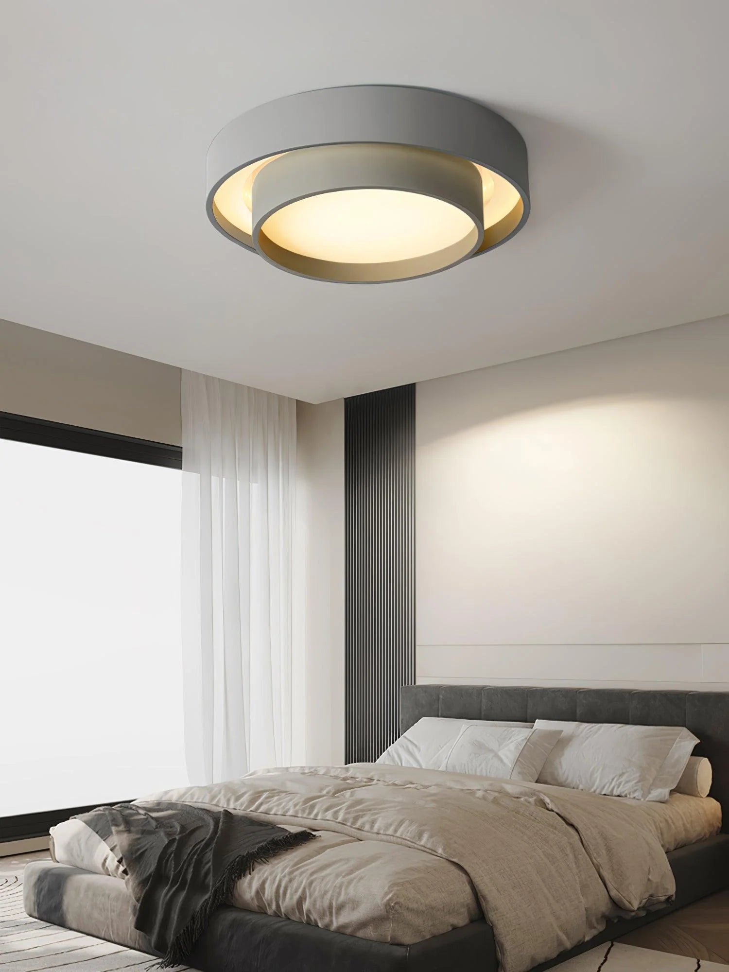 Plafonnier Design Double Disque Minimaliste pour Chambre & Salon | EOS™