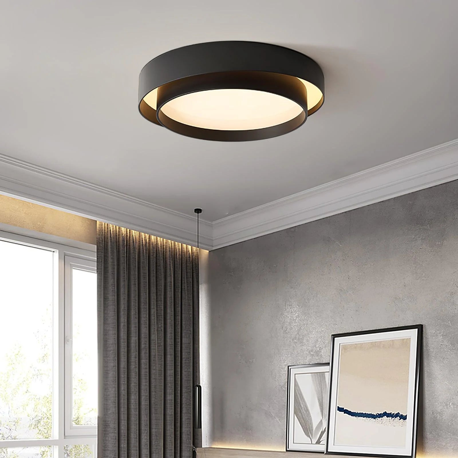 Plafonnier Design Double Disque Minimaliste pour Chambre & Salon | EOS™