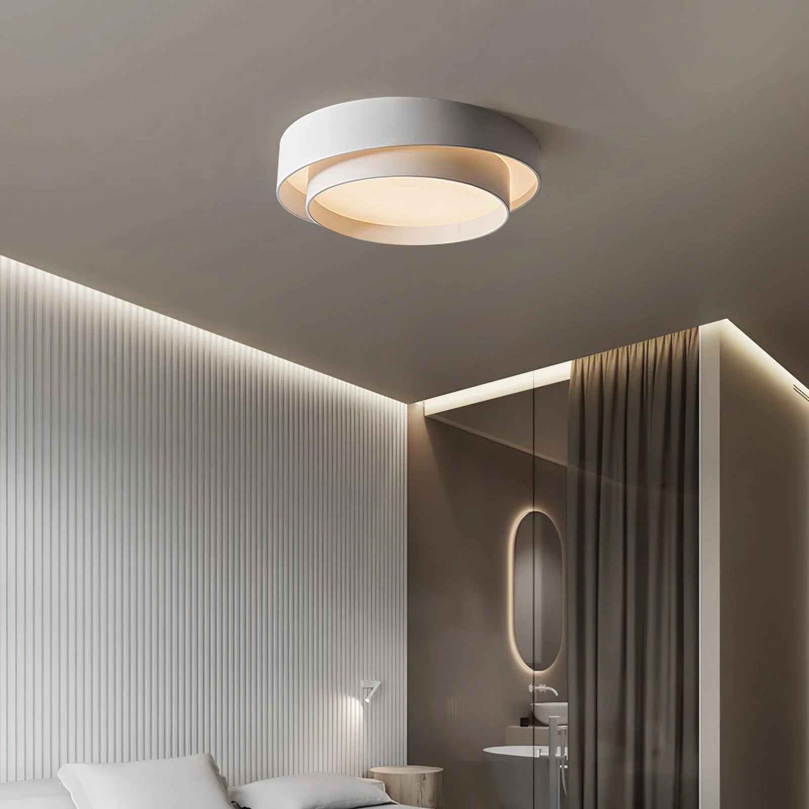Plafonnier Design Double Disque Minimaliste pour Chambre & Salon | EOS™