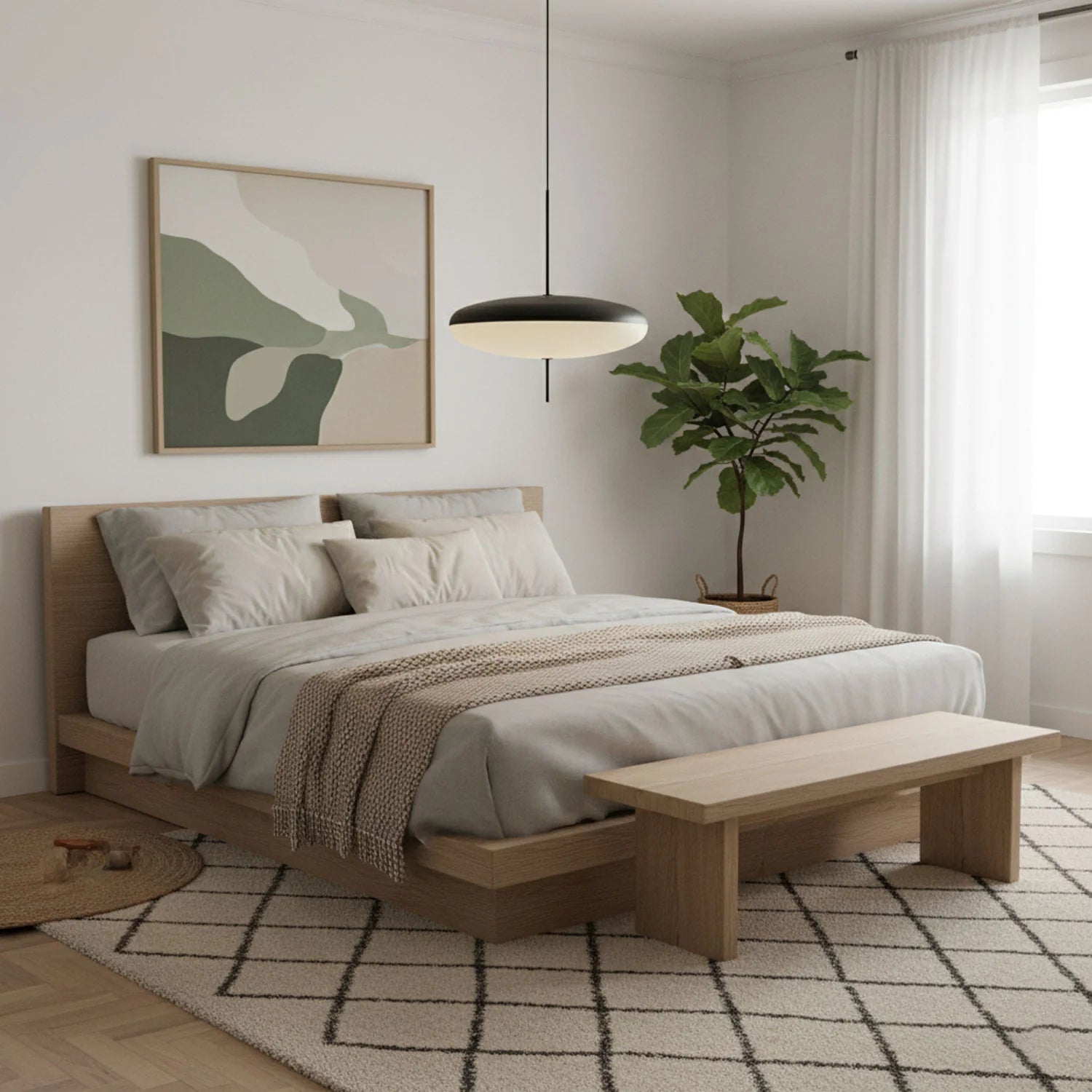 Suspension Disque Design Soucoupe Volante — Lustre Style Nordique Minimaliste | NAVETTE™