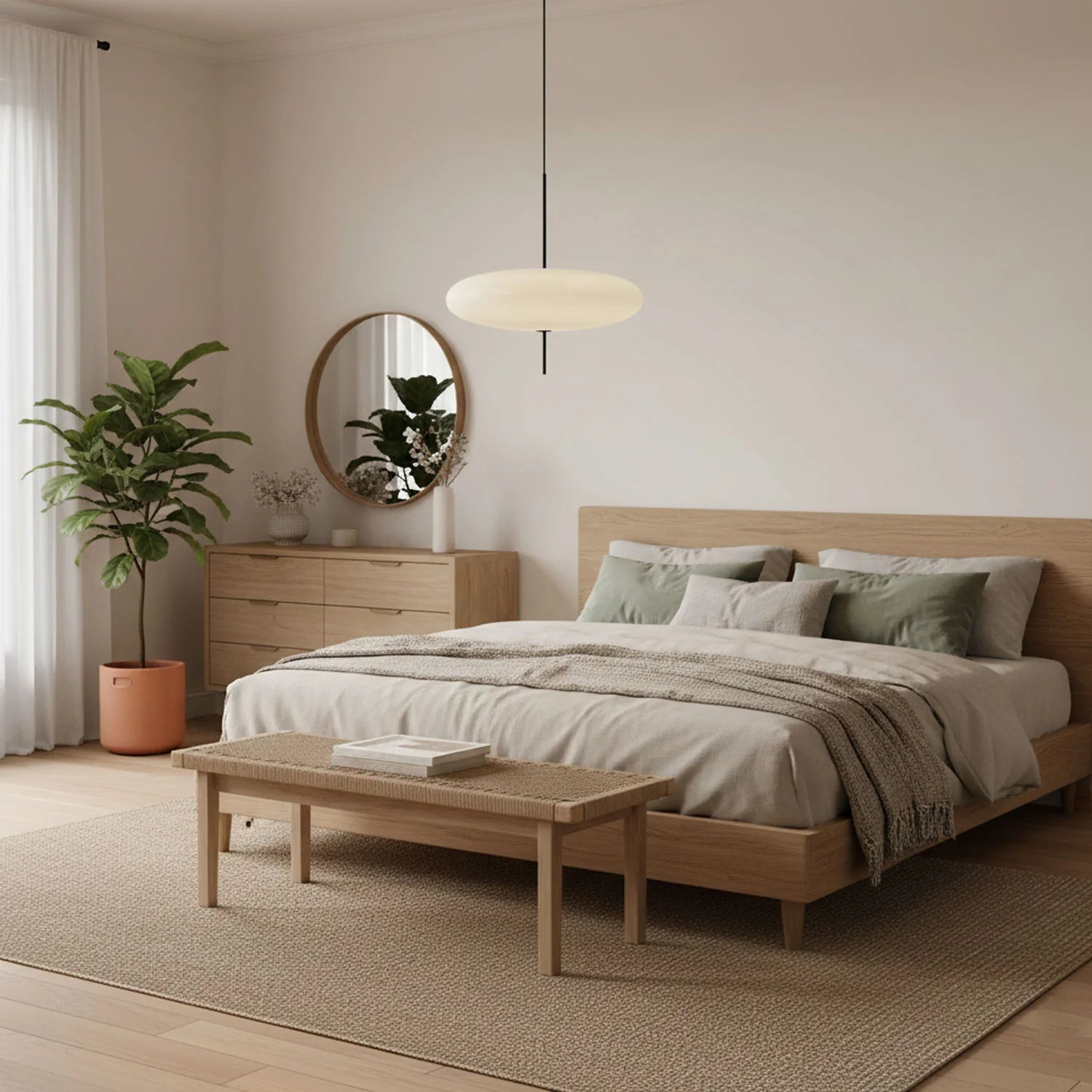 Suspension Disque Design Soucoupe Volante — Lustre Style Nordique Minimaliste | NAVETTE™