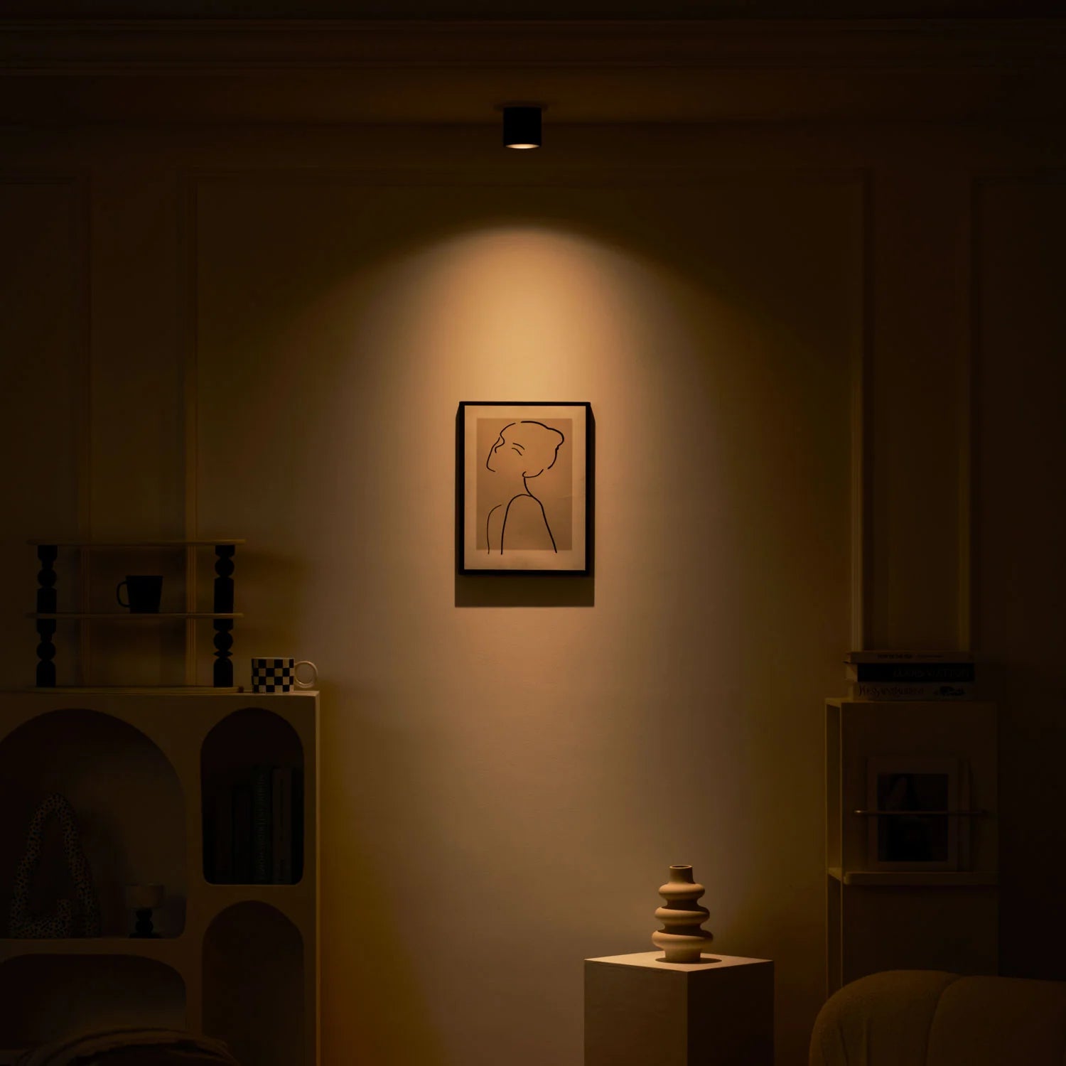 Spot Encastré Cylindrique GU10 Solaire — Downlight Design Minimaliste | ŒIL™