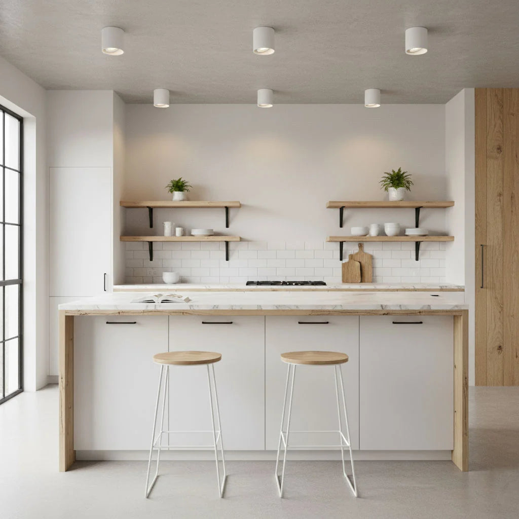 Spot Encastré Cylindrique GU10 Solaire — Downlight Design Minimaliste | ŒIL™