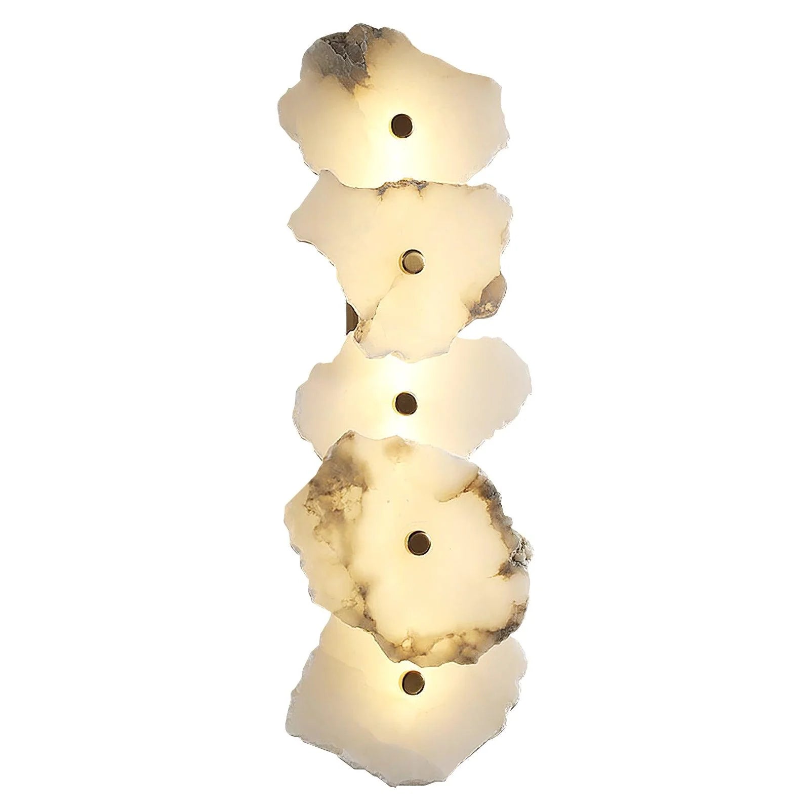 Applique Murale en Marbre Naturel Façon Galets — Lampe Murale Style Nordique | ROCAILLE™