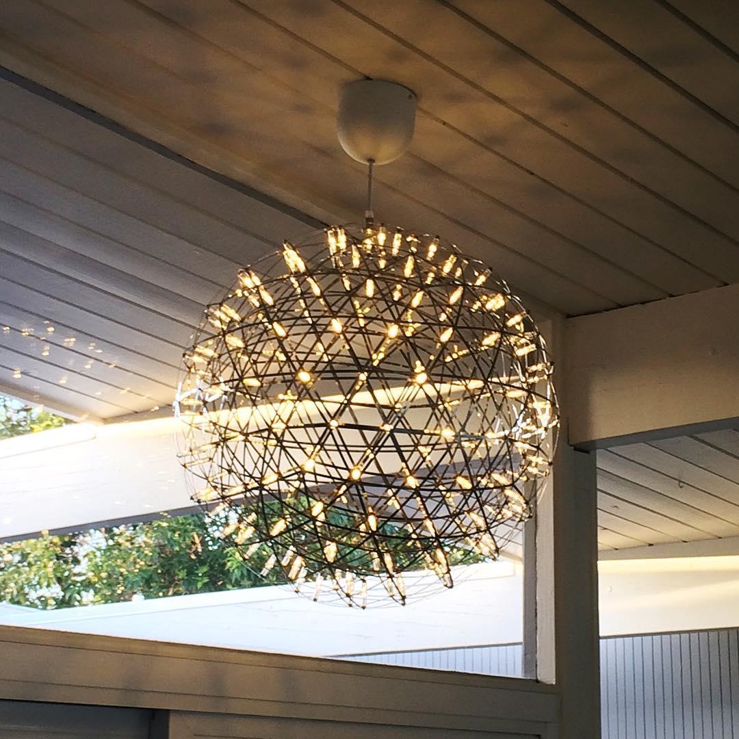 Lustre Boule Étincelante en Acier Chromé — Plafonnier Style Moderne Multi-Points | ÉTINCELLE™