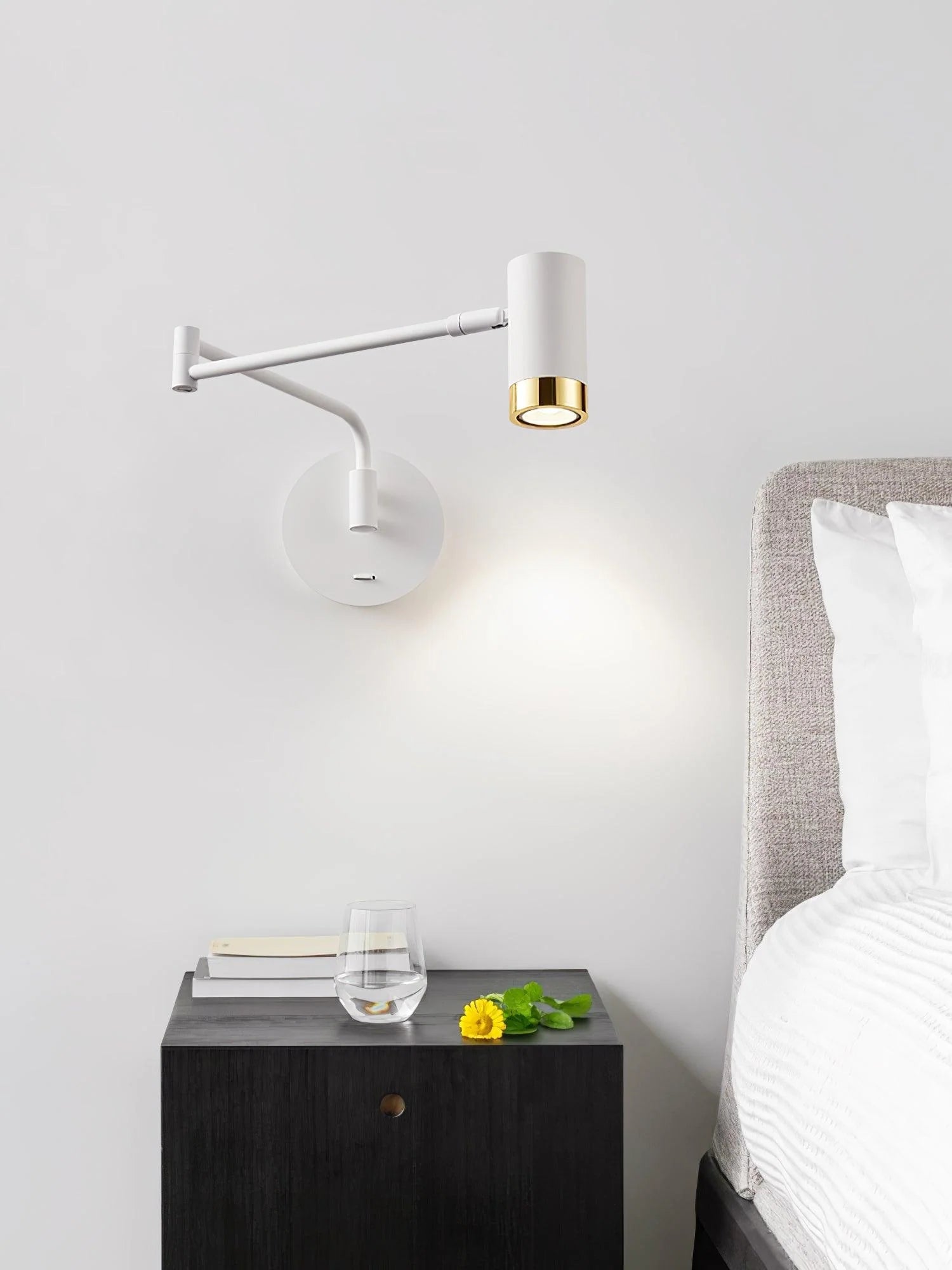 Applique Murale à Bras Télescopique Pliable — Lampe Chevet Style Nordique Articulée | BALANCIER™