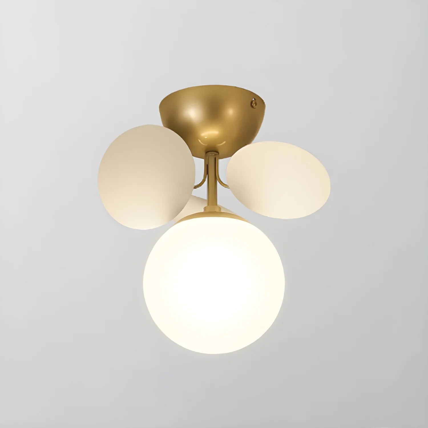 Plafonnier Design Fleur Multicolore Bulles de Verre pour Salon & Chambre | FLEUR™