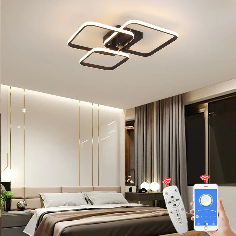 Plafonnier LED - Luminaire Design pour Intérieurs Connectés et Élégants