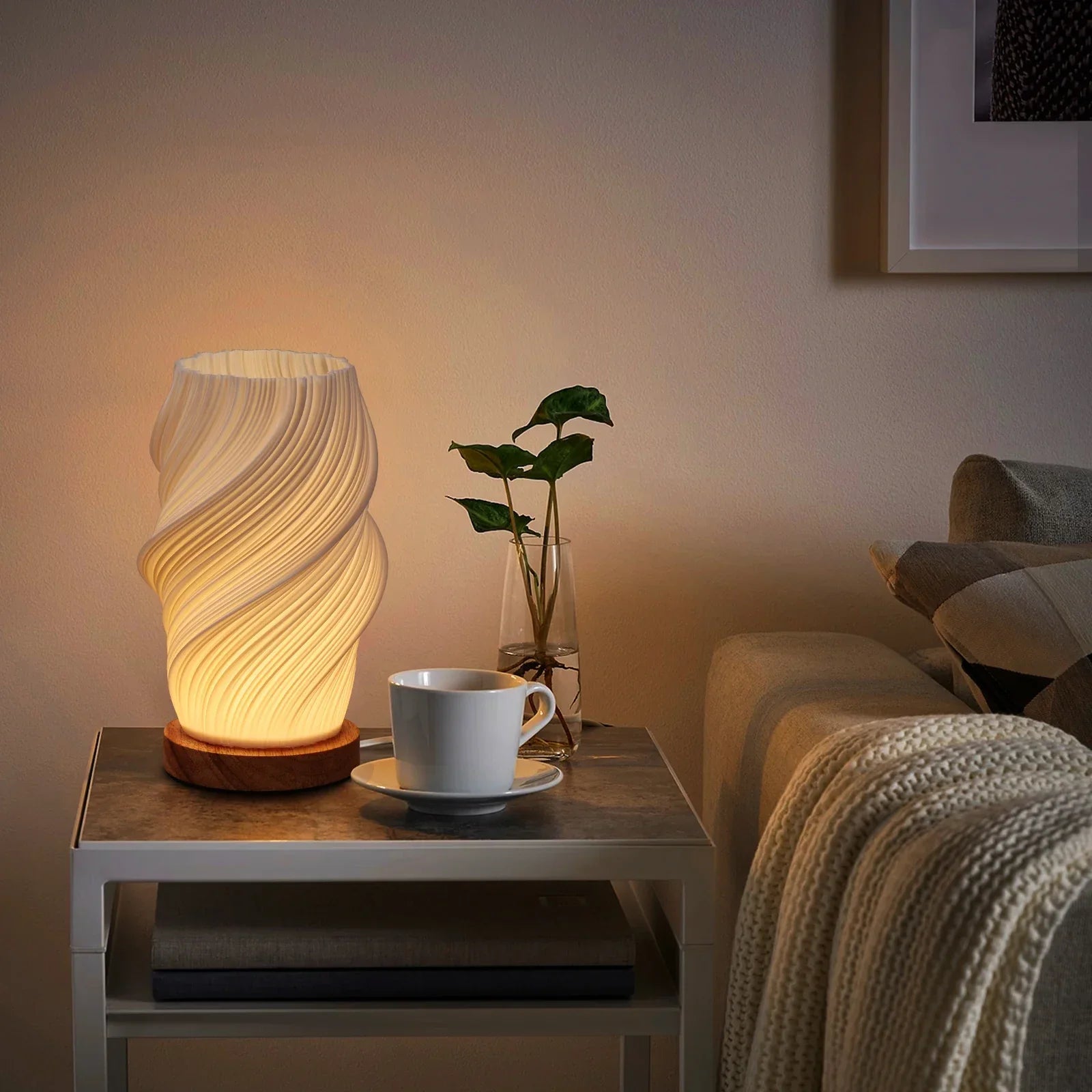 Selena | Lampe de Table Modèle Wavecloud