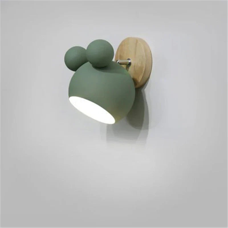 Applique Murale chambre - Lampe Design pour Chambre d'Enfant en Métal et Bois