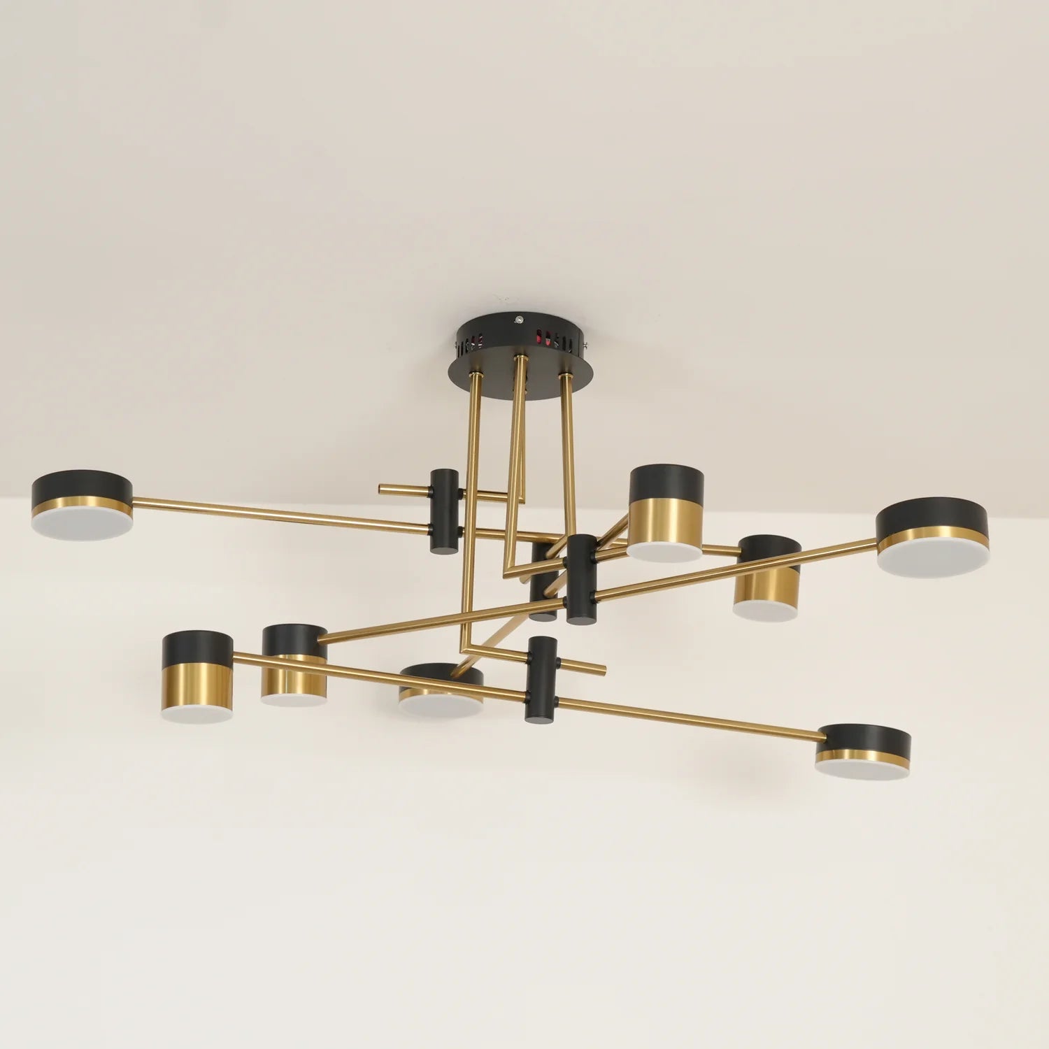 Suspension Multi-Têtes en Fer — Lustre Style Art Déco Nordique | PALME™