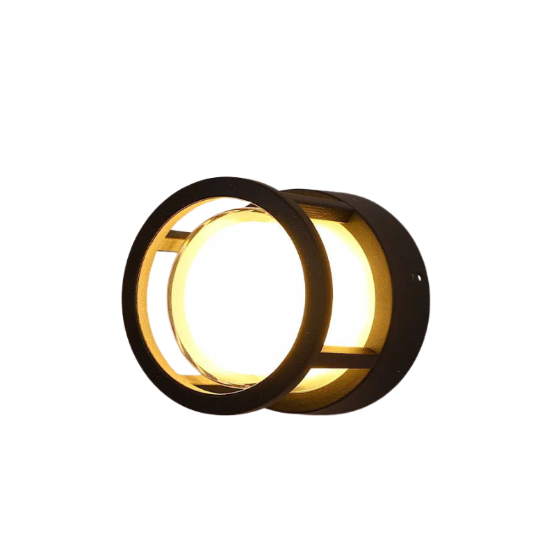 Luminaire extérieur LED étanche noir moderne | LEDS