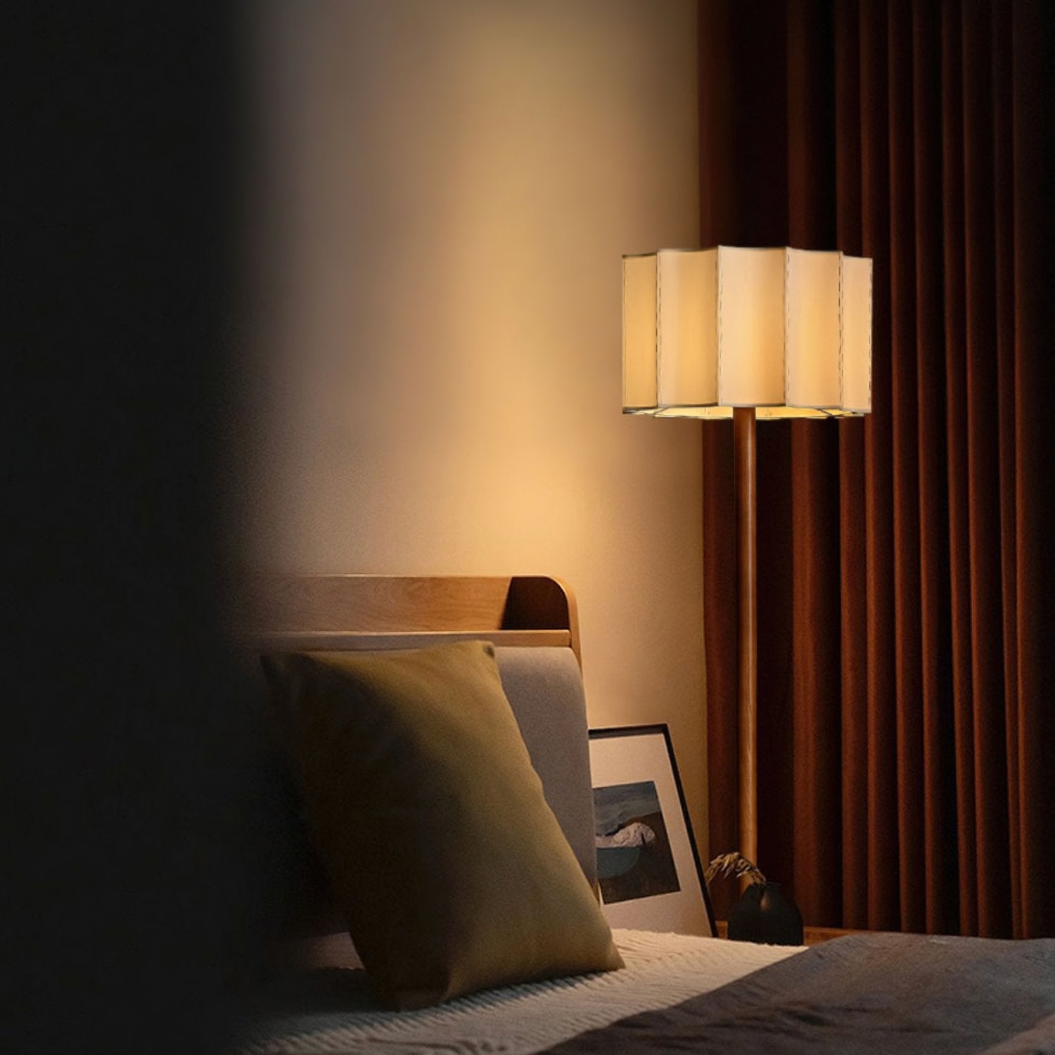Lampe de Table et Lampadaire Design Abat-Jour en Lin | Naya™