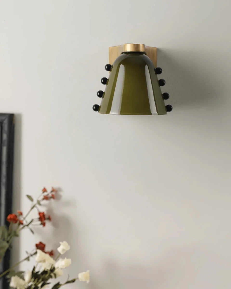 Applique Murale Coupe en Verre Coloré — Lampe Chevet Style Rétro Artisanal | COUPE™ - Lampes Design