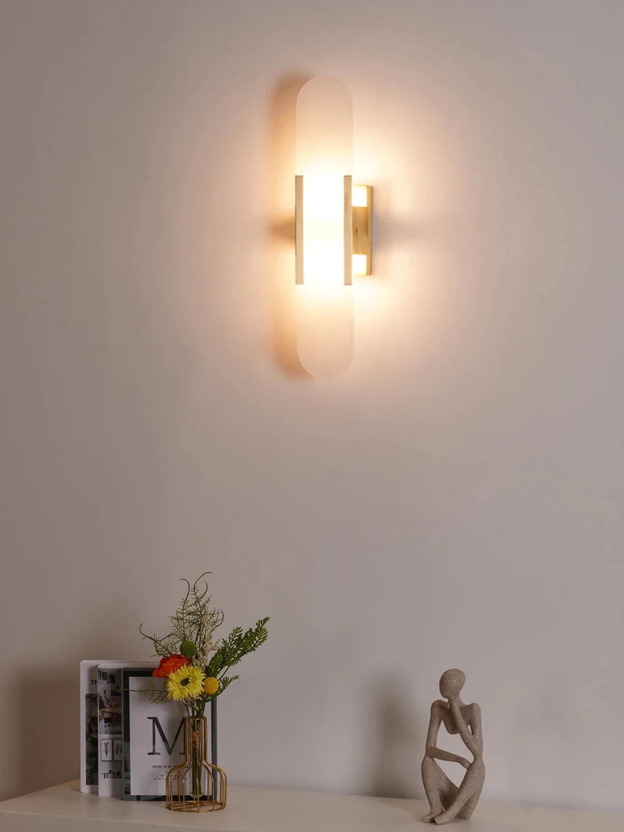 Applique Murale Design Pierre Naturelle Nordique pour Chambre & Salon | ALBÂTRE™ - Lampes Design