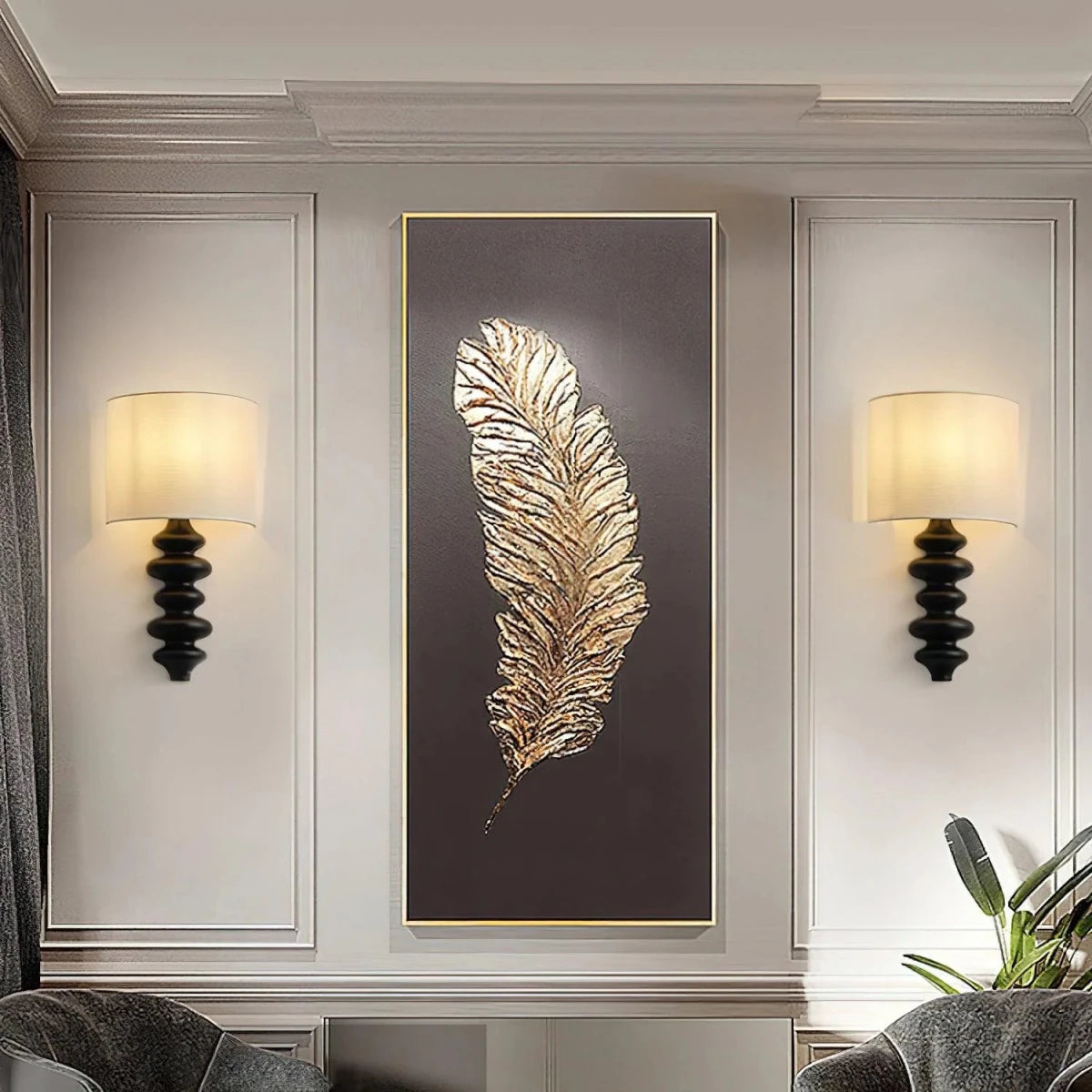 Applique Murale en Bois Massif Spiralé — Lampe Style Américain Rétro | TOURBILLON™ - Lampes Design