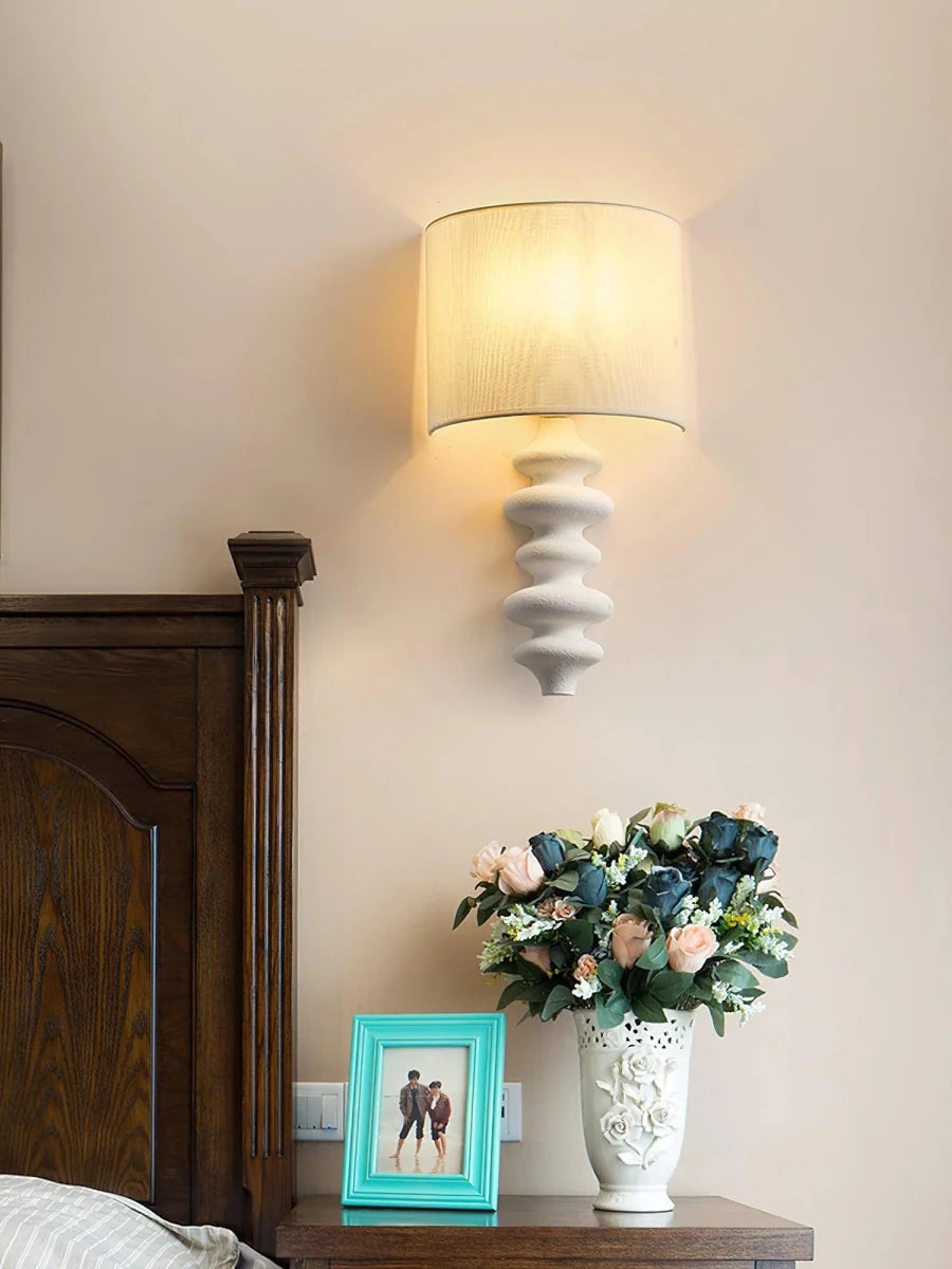 Applique Murale en Bois Massif Spiralé — Lampe Style Américain Rétro | TOURBILLON™ - Lampes Design