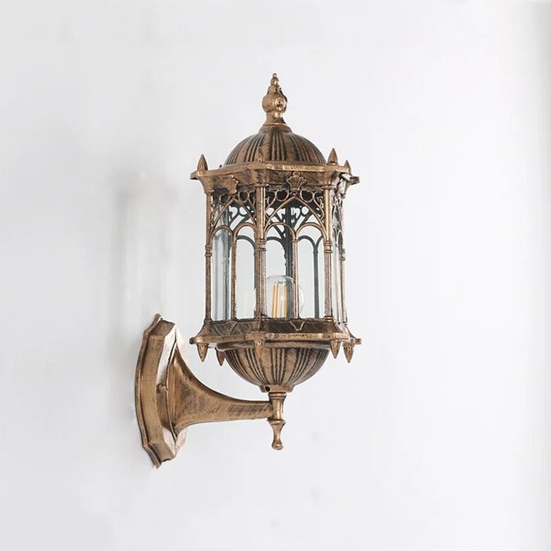 Applique Murale Extérieure Rétro Étanche Style Lanterne — Aluminium Anti-Rouille | LANTERNA™ - Lampes Design