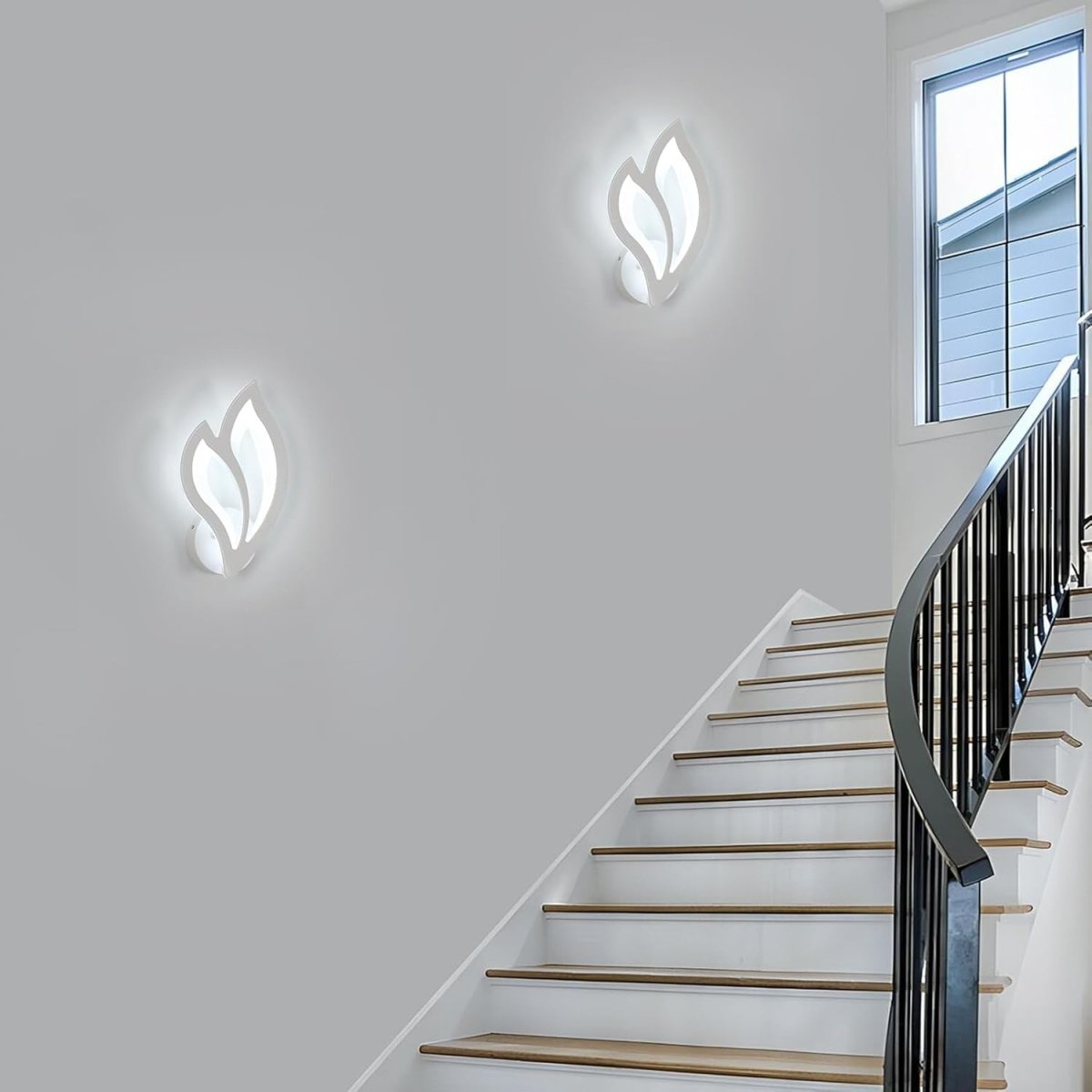 Applique Murale LED Tactile — Luminaire Moderne Acrylique Blanc | OPAL™ - Lampes Design