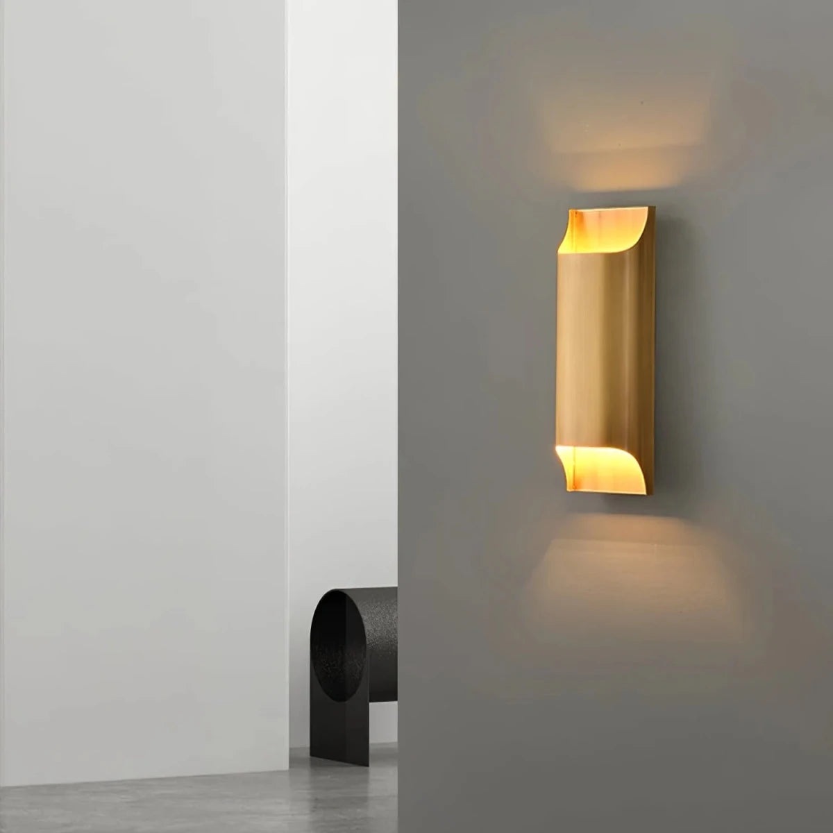 Applique Murale Minimaliste en Laiton — Lampe Murale Style Cottage | TRINGLE™ - Lampes Design