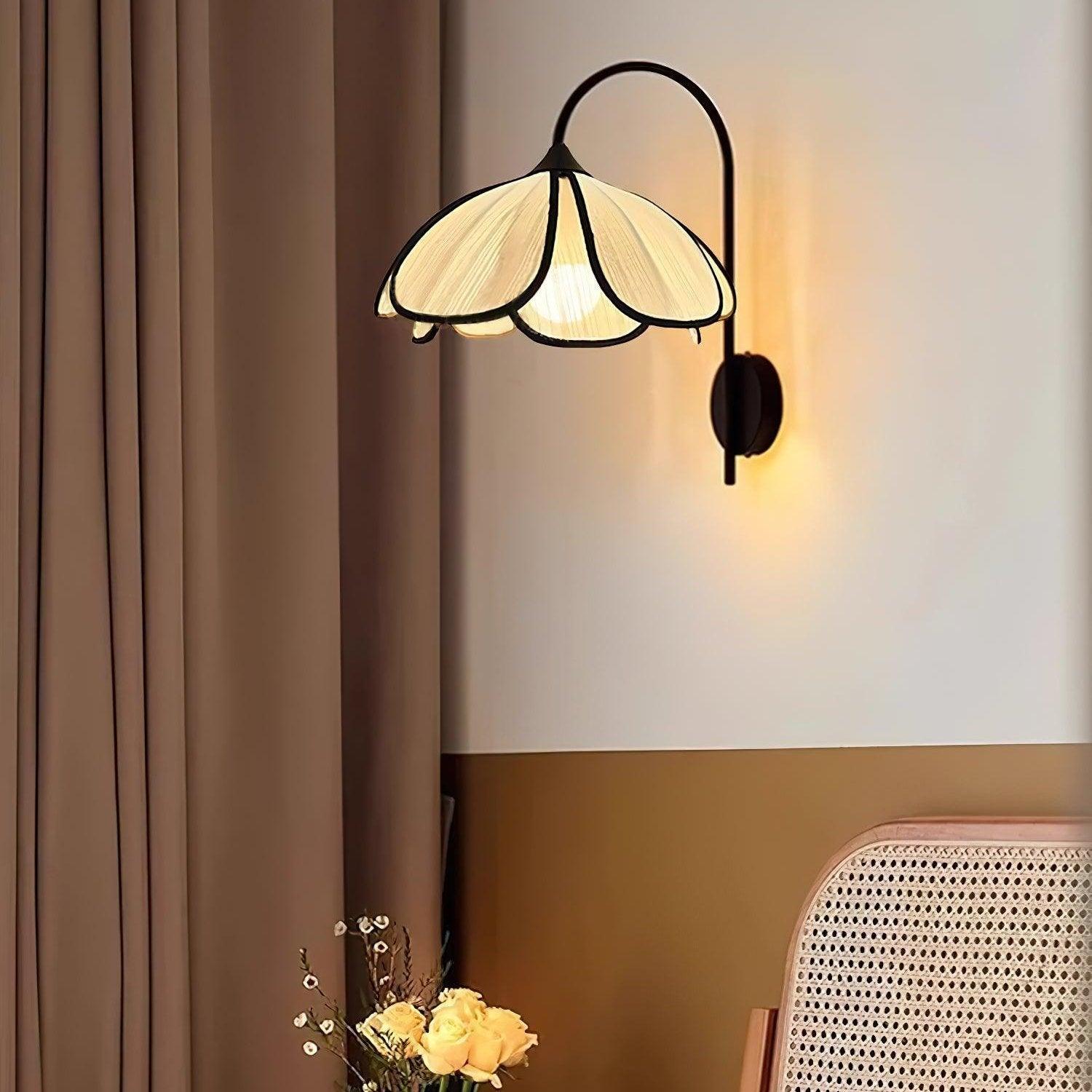Applique Murale Pétale FEUILLE – Poésie Organique et Charme Rétro - Lampes Design