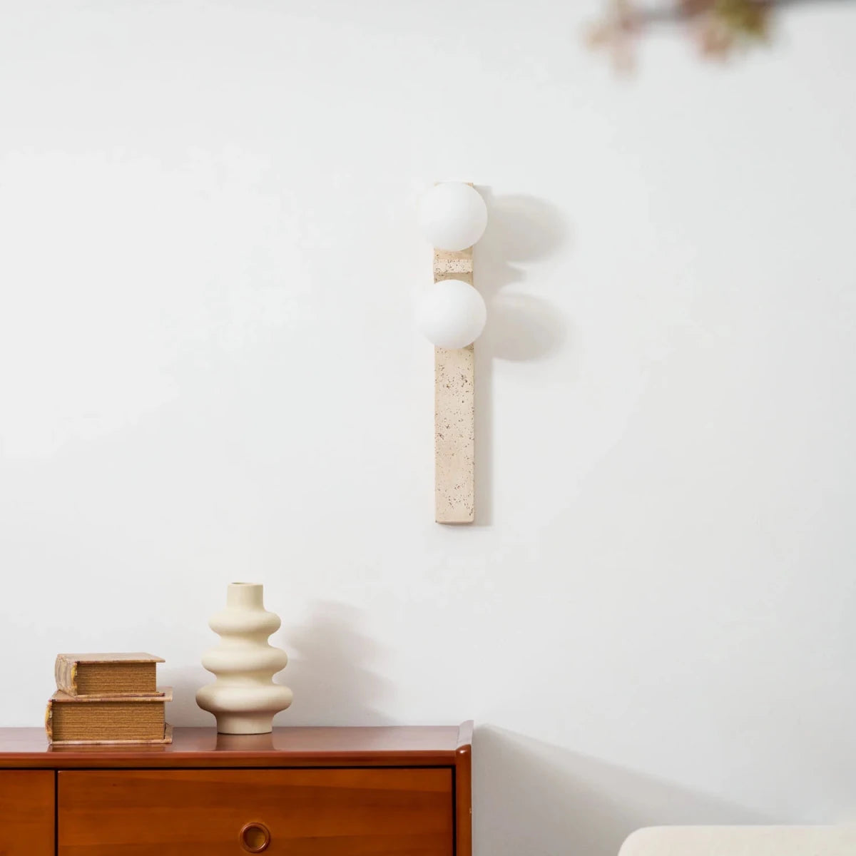 Applique Murale Pierre Naturelle Longue — Lampe Style Wabi-Sabi Rétro | STALACTITE™ - Lampes Design