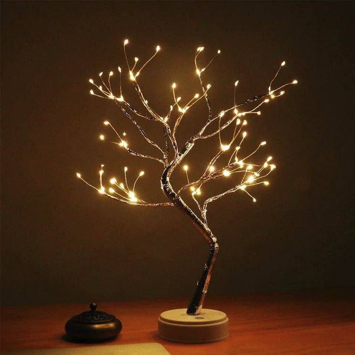 lampe décorative Tulipifera en forme d’arbre avec lumière apaisante pour ambiance zen